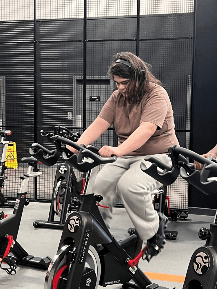 LH builds strength and confidence at her local gym!